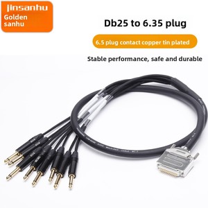 Cavo di Connessione <span class=keywords><strong>Audio</strong></span>/Video HD DB25 Maschio a 8 X 635mm Mono Plug Pro <span class=keywords><strong>Tools</strong></span> con Treccia di Protezione - Product Image 2