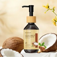 Huile capillaire hydratante et apaisante à la noix de coco du Maroc, sérum anti-frisottis pour la croissance des cheveux, huile de massage multi-usages pour la peau et le corps, OEM