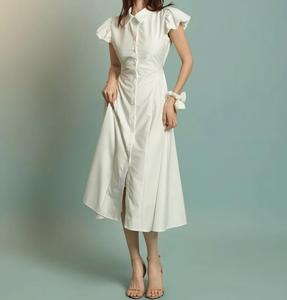 bhldn appliqué square neck fit & flare midi dress Fit and Flate Knit Dress main image 0