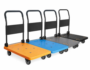 Carretilla de Mano Plegable Industrial JK con Marco de Acero, Plataforma de Cuatro Ruedas, Ligera, con Poste de Aluminio con Recubrimiento en Polvo, OEM - Product Image 3
