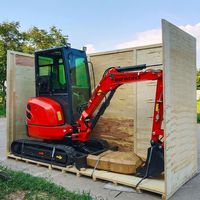 Livraison Gratuite Mini-Pelle Chinoise CE EPA 0,8 Tonne 1 Tonne 2 Tonnes 3 Tonnes La Moins Chère, avec Cabine de Creusement et Accessoire de Pelle Multifonction
