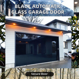 Modèle Avancé 120 - Panneaux en Verre Trempé Dépoli Antivol Automatique avec Cadre en Aluminium Anodisé, Design Moderne Finition Noire - Product Image 2