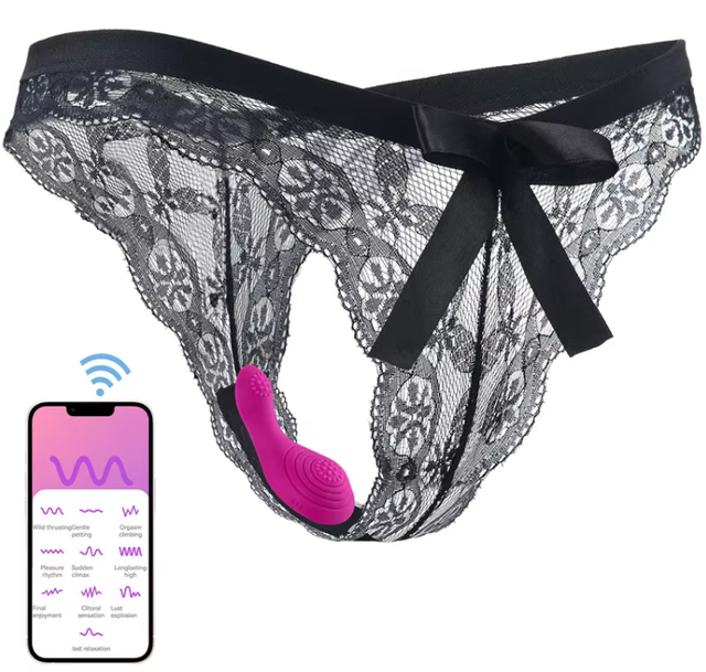 Vaginal Vibrators 10 Frequency APP Wireless Remote Control Dual Motor USB Rechargeable Waterproof for for Female Sexual