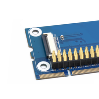 Connecteur Pogo Pin SMT 18 broches double rangée 2,54 mm, plaqué or, en laiton, à ressort, pour montage sur panneau