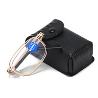 Nouvelles Lunettes de Presbytie Pliables Portables Anti-Lumière Bleue Double Usage Homme et Femme à Monture Métallique 2025