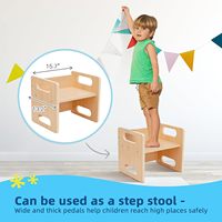 Chaise en bois pour enfants pour les tout-petits pour le salon