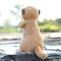 Peluche Lémur aux Grands Yeux, Jouet en Peluche à Longue Queue, Poupée de la Forêt et du Zoo
