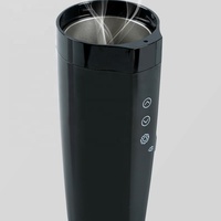 Chauffe-eau intelligent pour voiture 12V, tasse intégrée en acier inoxydable, bouilloire électrique pour faire bouillir l'eau, tasse à eau chaude électrique