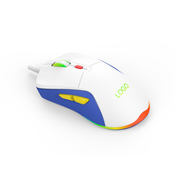 GM-017T 6D Ergonomic Optical USB Wired PC Gaming Mouse 6 Tombol Garansi 1 Tahun Desain Fashion LED Pelangi Bernapas 7 Warna