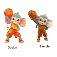 Jouets en peluche personnalisés en forme de dragon et de dinosaure, formes sur mesure pour usage professionnel et promotionnel