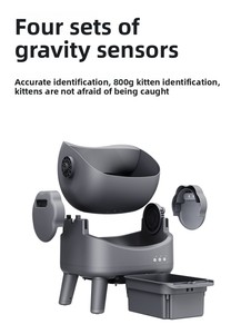 Toilette pour chat automatique intelligente à commande par application, 74L, désodorisation, <span class=keywords><strong>autonettoyante</strong></span>, vente en gros - Product Image 4