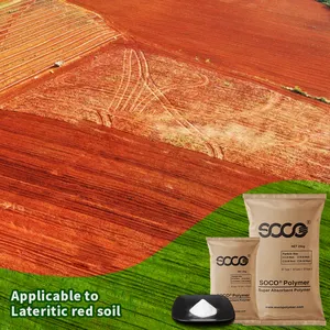 Aplicable a la savia de polímero superabsorbente para agricultura Aquasorbe de suelo rojo laterítico