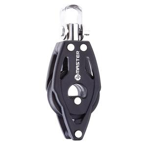 Poulie à bille pour voilier, diamètre de roue 29 mm, roue simple/ pivotante/ avec boucle, diamètre de câble 8 mm, pièces et accessoires BB-0202F - Product Image 1