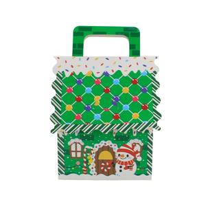 Scatola regalo di carta Kraft scatola regalo scatola di carta natalizia con scatola di natale per biscotti di forma natalizia - Product Image 6