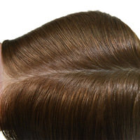 Perruque réaliste à cheveux longs en PU pour femme, best-seller transfrontalier, couvre-cheveux tressé chinois haut de gamme, pour cheveux gris, pour augmenter le volume