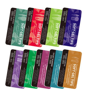 Puntas de <span class=keywords><strong>Uñas</strong></span> <span class=keywords><strong>Acrílicas</strong></span> Cuadradas Rectas, <span class=keywords><strong>Uñas</strong></span> Postizas de Cobertura Completa para Salón o Arte de <span class=keywords><strong>Uñas</strong></span> DIY - Product Image 5