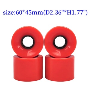 JINGYING Roues de skateboard et de <span class=keywords><strong>longboard</strong></span> en PU imperméables aux couleurs personnalisées pour les jeunes, vente en gros 60*45 60*39 62*43mm - Product Image 3