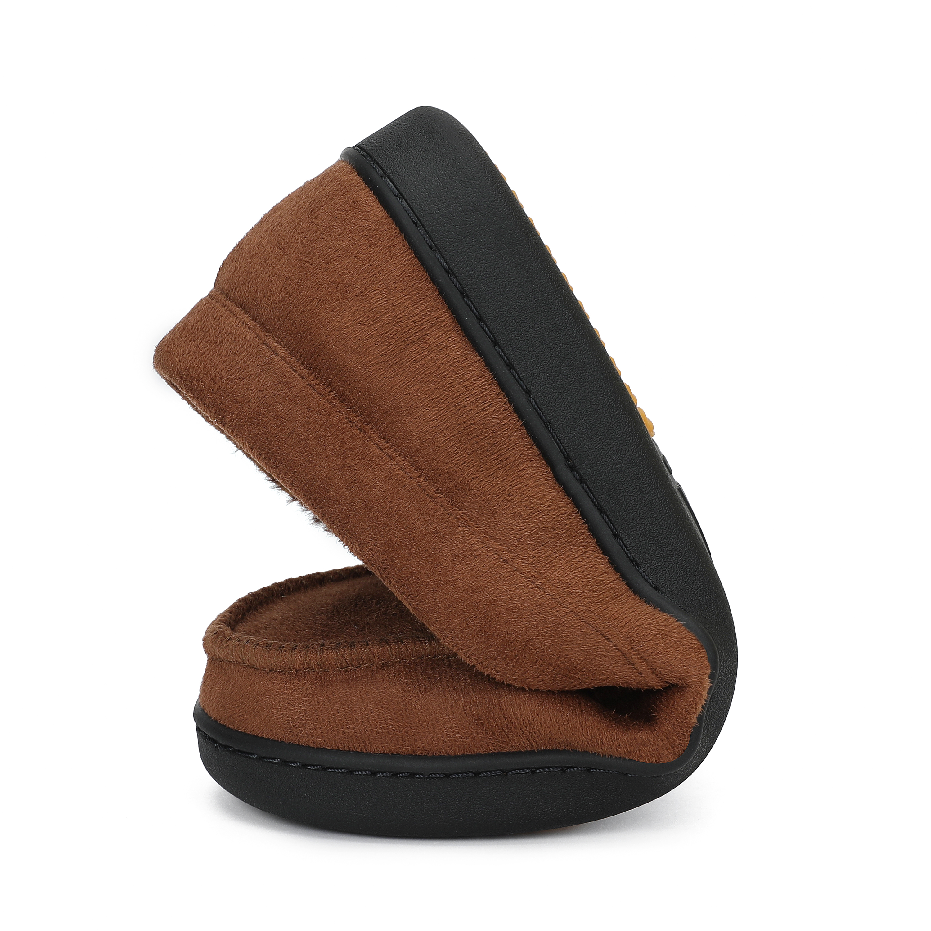 Pantofole Uomo Invernali – Calde, Antiscivolo, Morbide, Per Uso Interno – Cotone, Taglie 42-45 - 4