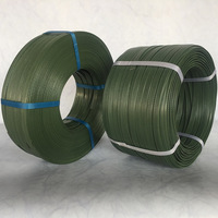 Ruban d'emballage creux en plastique PP fait main avec film coloré et film vert, design contemporain, petit rouleau, pour colis et emballages de coursiers