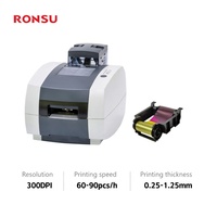 Impresora Codificadora de Tarjetas NFC RFID Industrial, 300DPI, Impresión Térmica Directa, Máquina de Impresión de Tarjetas Inteligentes de PVC y PET para Tarjetas de Hotel