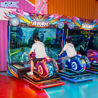 Simulateur de course immersif Commercial City Rival Motorcycle Game Machine pour centre de divertissement familial et centre commercial