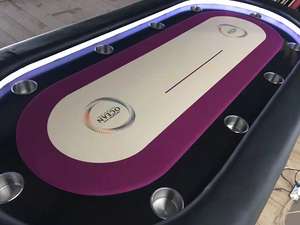 Table de poker professionnelle 10 places casino qualité ovale poker jeu 1pc table personnalisée 94 pouces pour jeu de table - Product Image 2