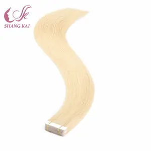European Best Wholesale Price 100% Human Hair Extensions Normal PU Tape in Double Drawn Remy Tape Hair Extension