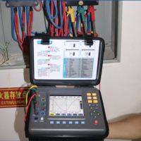 Analizador de Calidad de Energía Todo en Uno, Analizador de Calidad de Energía Resistente a Impactos para Operaciones en Campo, Medidor de Energía, Analizador de Redes Eléctricas
