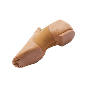 Zapatos <span class=keywords><strong>de</strong></span> Jazz <span class=keywords><strong>de</strong></span> Piel con Suela <span class=keywords><strong>de</strong></span> Gamuza Color Bronceado/Negro para Mujer/Hombre - Zapatos Profesionales <span class=keywords><strong>de</strong></span> Entrenamiento <span class=keywords><strong>de</strong></span> Danza Jazz para Primavera, Verano y Otoño - Product Image 2