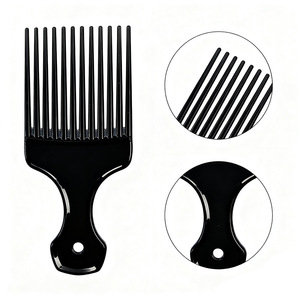 Peigne de coiffure à dents larges en plastique pour soins capillaires en salon - Product Image 1