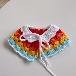 أطواق وأوشحة متنوعة الأنماط للحيوانات الأليفة مصنوعة من خيوط الحياكة الناعمة والجميلة للقطط والكلاب والحيوانات الصغيرة - Product Image 4