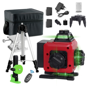 16 dòng chuyên nghiệp độ sáng cao màu xanh lá cây 4D xây dựng laser cấp 1M Chân máy + 360 Tự san phẳng - Product Image 1