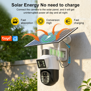 20X Zoom Tuya 8MP 4G Sim Card Solar Battery Dual Lens Pan-Tilt Outdoor Waterproof Audio <strong>Motion</strong> Detection WiFi Security <strong>Camera</strong> - Product Image 4