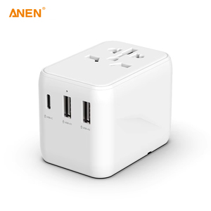 Anen EU Anh chúng tôi/AU chuyển đổi tiêu chuẩn 10A điện du lịch cắm với Loại C Cổng USB quốc tế phổ travel adapter cho sạc - Product Image 1