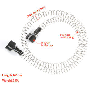 XINDA - Amortiguador <span class=keywords><strong>de</strong></span> Resorte <span class=keywords><strong>de</strong></span> Acero Inoxidable 304 Plateado, Duradero y Eficiente, para Sistema <span class=keywords><strong>de</strong></span> Tirolina en Jardín Infantil, <span class=keywords><strong>Camping</strong></span> y Senderismo - Product Image 2