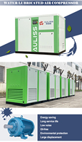 Auliss 380V Pompe à vis rotative de plongée, modèle Top 10, refroidie par air, alimentation CA, bloc d'air lubrifié à l'eau, pour forage de pierres, 100 litres