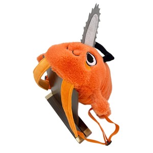 Sac à dos en peluche Chainsaw Dog, style anime orange, pour enfants, unisexe, 8-13 ans - Product Image 5