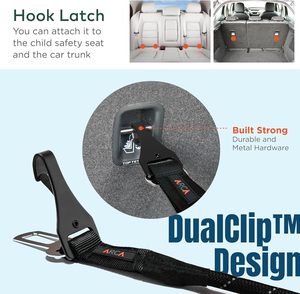 <span class=keywords><strong>Ceinture</strong></span> <span class=keywords><strong>de</strong></span> <span class=keywords><strong>sécurité</strong></span> pour chien en acier massif universel |   <span class=keywords><strong>Clip</strong></span> <span class=keywords><strong>de</strong></span> <span class=keywords><strong>retenue</strong></span> réfléchissant durable, sûr et sécurisé, crochet, loquet, boucle, mousqueton, moyen - Product Image 4