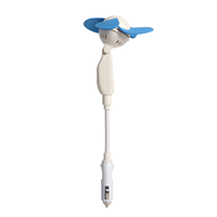 Ventilateur portable en plastique à branchement direct, lames souples et flexibles, trois vitesses, pour usage domestique, facile à utiliser – Meilleures ventes