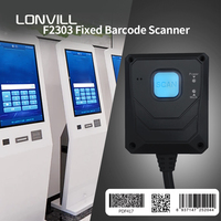 Escáner de Código de Barras Antiestático Fijo LONVILL, Descarga de Aire de ±8kV, Descarga por Contacto de ±6kV, -30 ℃   hasta 60 ℃   Escáner Industrial de Montaje Fijo