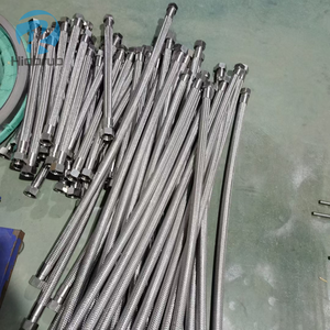 ท่อโลหะสแตนเลส 304 316 แบบถักลอน พร้อมข้อต่อแบบหมุนได้และแบบเชื่อมต่อเร็ว - Product Image 5