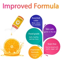 Gel colorant alimentaire personnalisable, gel liquide de décoration de cuisson, gel alimentaire comestible pour gâteaux 21g