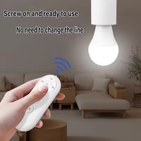 E27 saklar pengatur waktu jarak jauh, kontrol Multi lampu 85V-265V dapat disesuaikan untuk kamar tidur ruang bayi