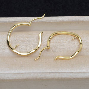 Pendientes de Plata S925 Wenchi con Concha, para Mujer, 8-14 Perlas, Accesorios DIY, Bandeja Vacía, Modelo 16006, Componentes y Fornituras de Joyería China - Product Image 3