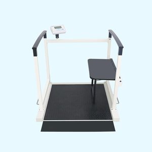 अस्पताल के वजन वाले व्हीलचेयर पैमाने पर फोल्डेबल सीट 1-300 किलोग्राम - Product Image 1