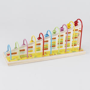 Ábaco Educativo de Madera con 10 Cuentas, Juguete de Aprendizaje de Matemáticas para Niños de 5 a 7 Años, Venta al Por Mayor - Product Image 3