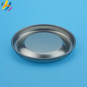 High Quality Different Sizes Round Cardboard Tube End Tinplate Plug Metal Lid For Paper Tube