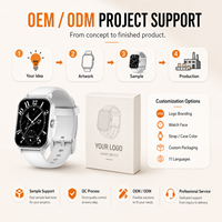 Reloj Inteligente Cuadrado de 2.01 Pulgadas con Logotipo Personalizado OEM ODM, Llamadas, Monitor de Ritmo Cardíaco, Monitor de Sueño, IP67, Rastreador de Actividad Física para Android iOS