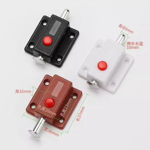 Loquet de porte d'armoire à ouverture par pression avec ressort, loquet tactile en plastique <span class=keywords><strong>pour</strong></span> armoires sans poignée - Product Image 3