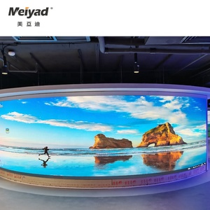 Usine directe 2mm incurvé mince mur Ultra clair Led écran d'affichage vidéo publicité intérieure panneau de télévision Flexible doux - Product Image 2